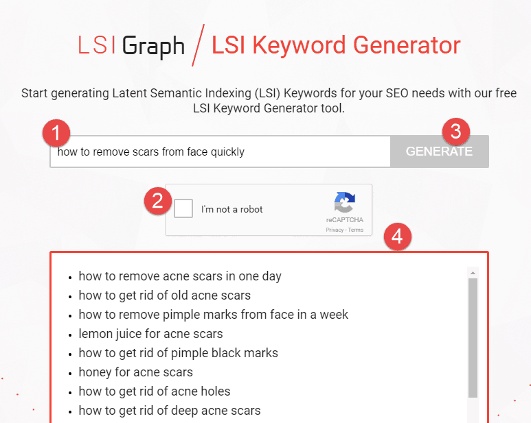 search using LSI graph