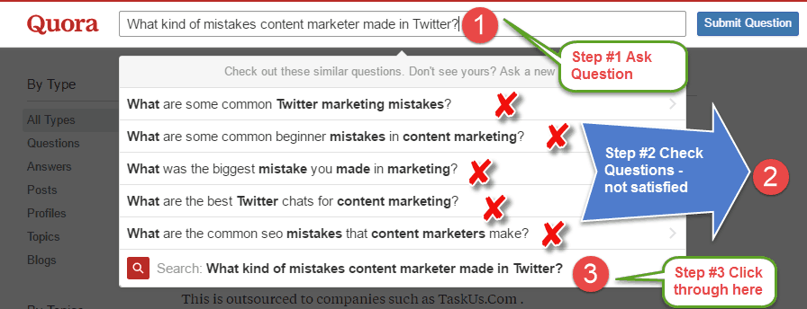 what kind of mistakes content marketer made in Twitter